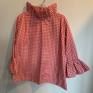 Elizabeth Wilson Designs Katherine Top in Red Sz L